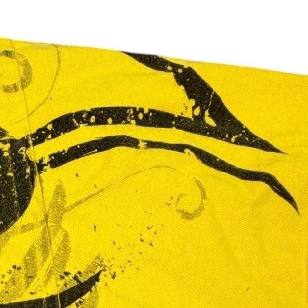 Vintage Tapout T Shirt Mens Yellow Graphic MMA Size XXL - Picture 5 of 8